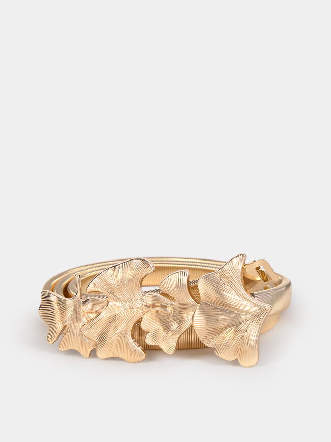 CINTURÓN DORADO FLOR Oro