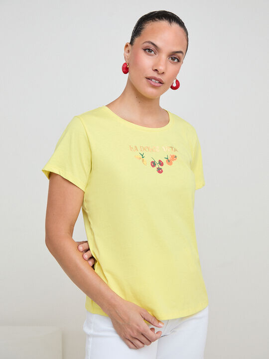 CAMISETA DOLCE VITA Lima Claro image number null