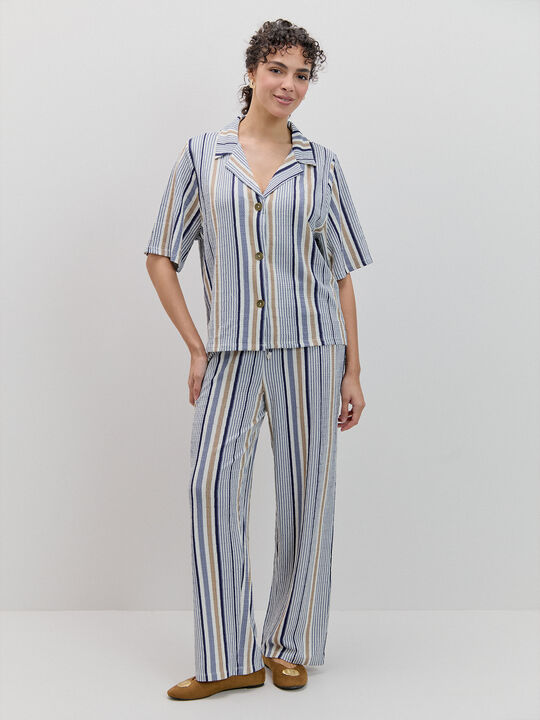 PANTALON TEXTURA ESTAMPADO Rayas 1 image number null