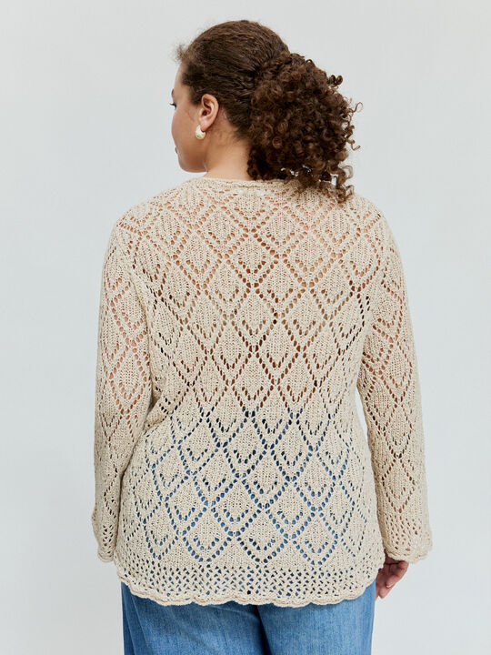 JERSEY CINTA CALADO Beige image number null