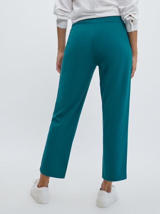 PANTALÓN BOTONES Verde Viridian image number null