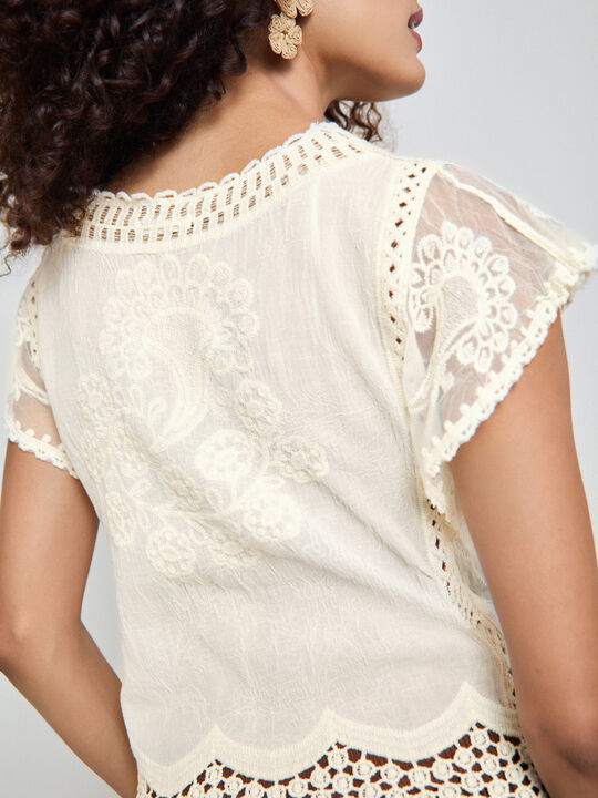 TOP DETALLES CROCHET Crudo image number null