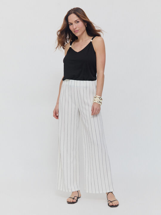 PANTALON RAYAS Crudo image number null