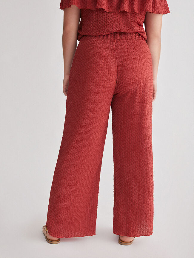 Pantalon bajo redondeado Azafran 2