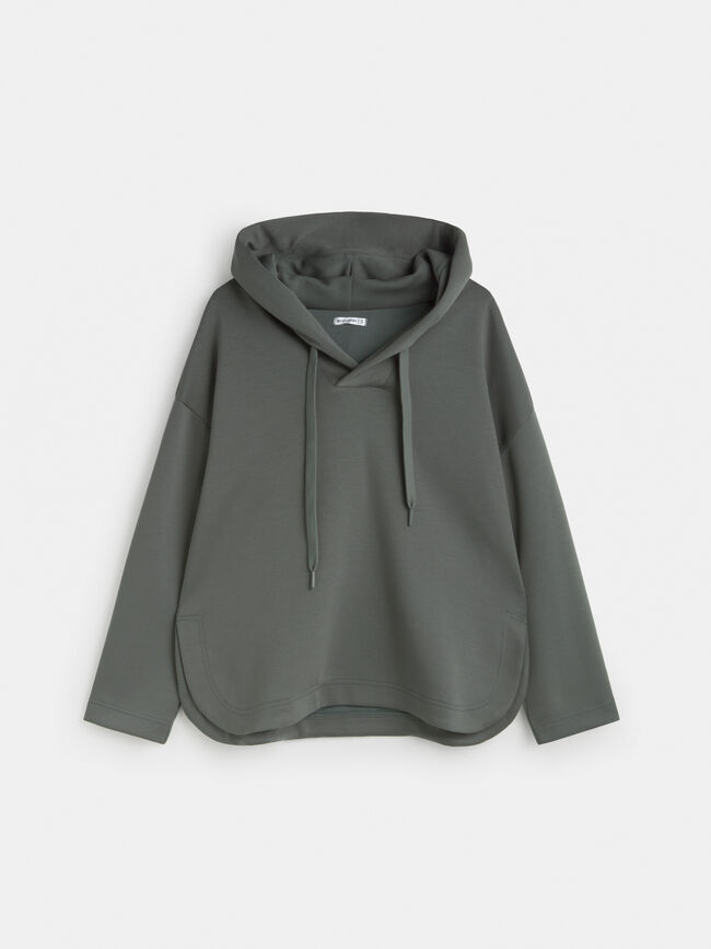 SUDADERA CAPUCHA Verde Te
