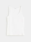 CAMISETA TIRANTE ANCHO Blanco Optico