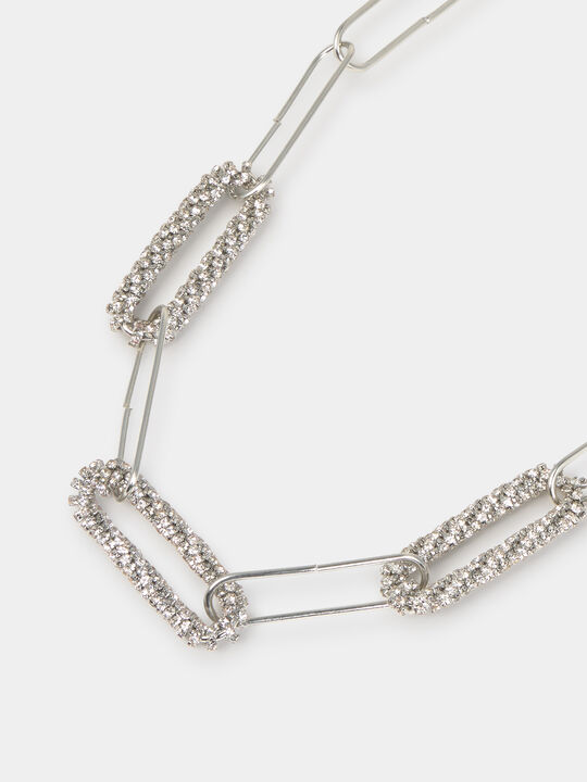 COLLAR MEDIO ESLABONES Plata image number null