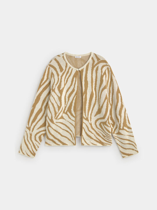 CARDIGAN ANIMAL Estampado 1 image number null