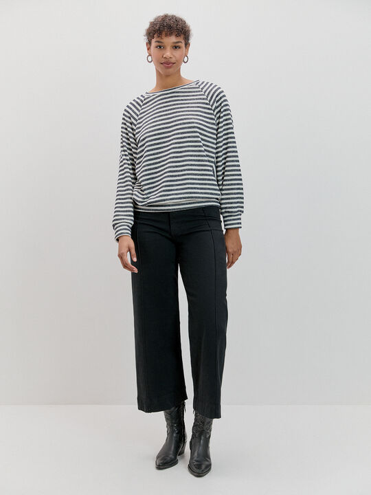 CAMISETA TEJIDO TEXTURA Azul Marino image number null