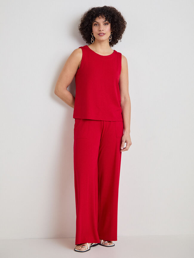 PANTAL&Oacute;N PUNTO ROMA Rojo