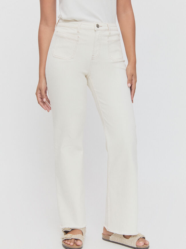VAQUERO FLARE CROP Crudo