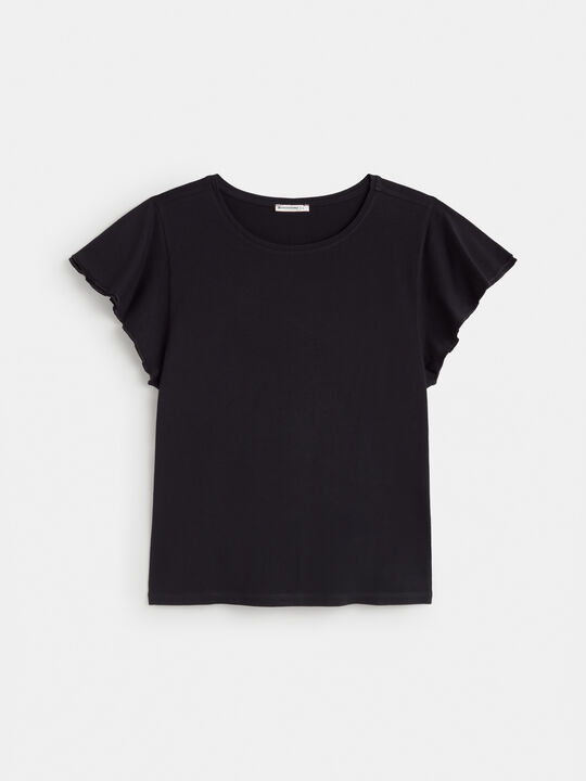CAMISETA VOLANTES Negro image number null