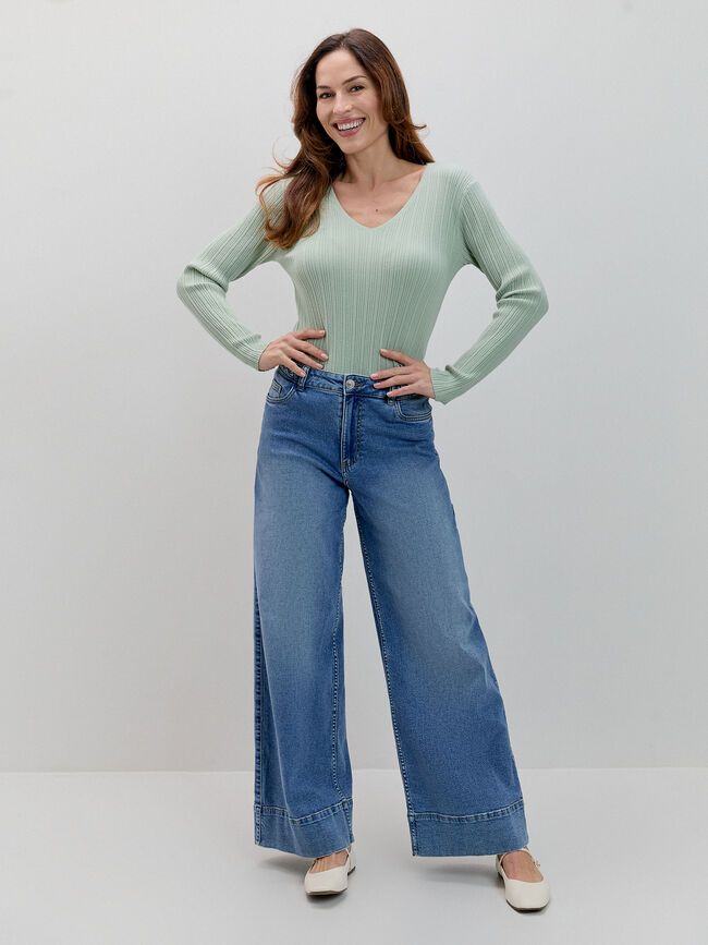 JERSEY PICO CANALE Verde