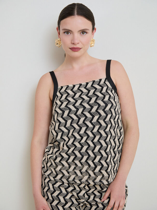 TOP ZIG ZAG Estampado 1