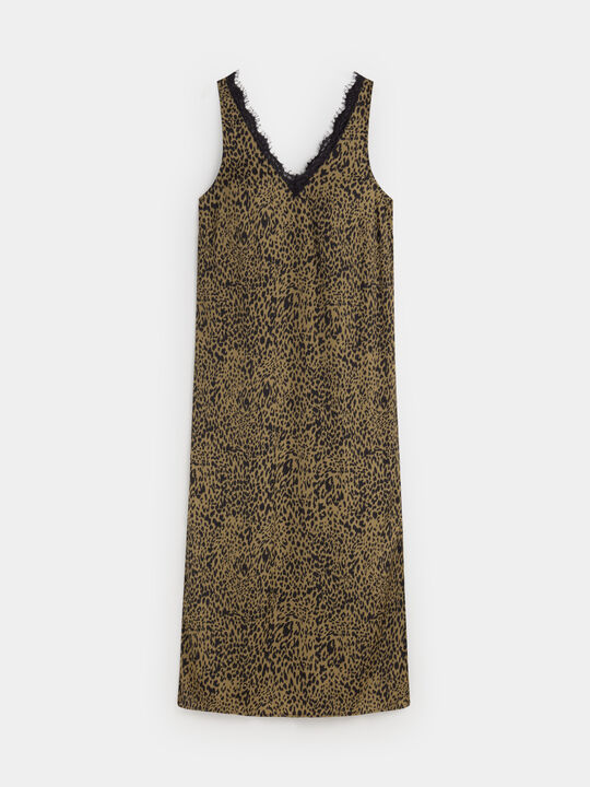 VESTIDO LENCERO PUNTILLA Estampado 1 image number null