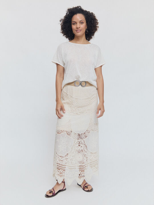 FALDA DE CROCHET Crudo image number null