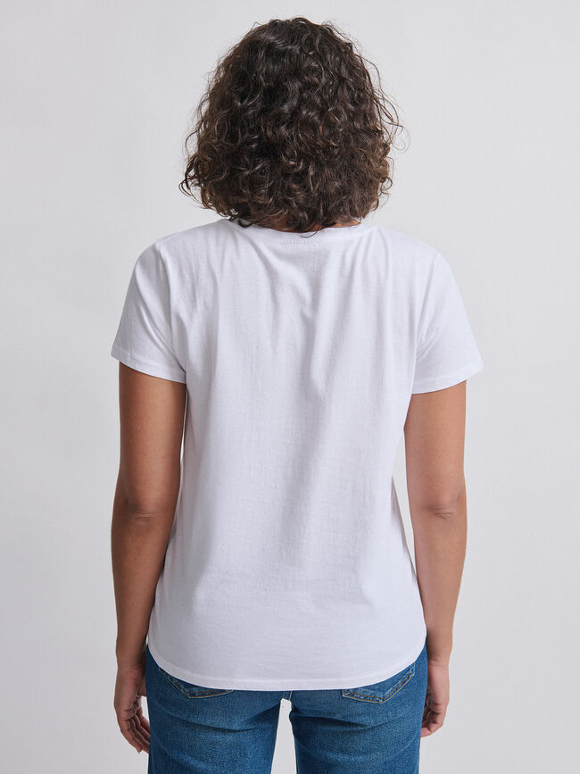 CAMISETA POSICIONAL ANIMAL Blanco Optico