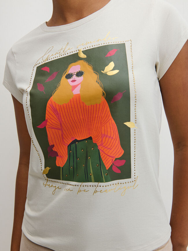 CAMISETA MUCHACHA OTO&Ntilde;AL Hielo