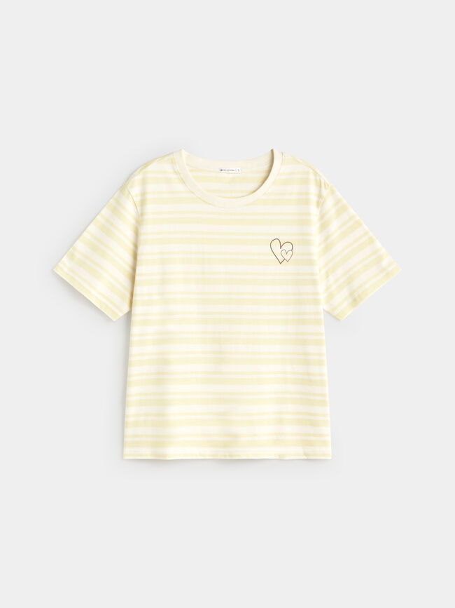 CAMISETA RAYAS CORAZ&Oacute;N Rayas 1