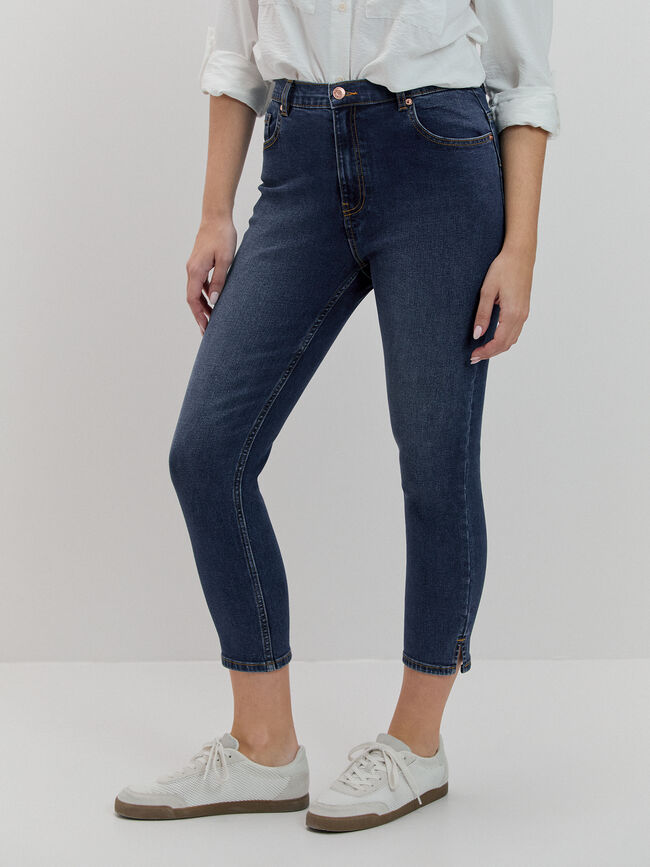 VAQUERO PITILLO CROP Dark blue