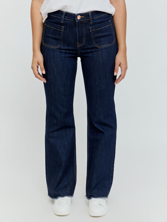 VAQUERO FLARE CROP Rinse Wash image number null