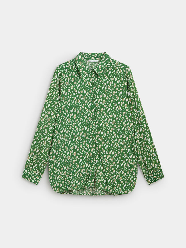 CAMISA ESTAMPADA verde militar