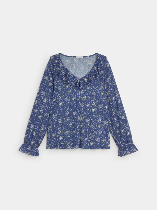 BLUSA VOLANTES Estampado 2 image number null