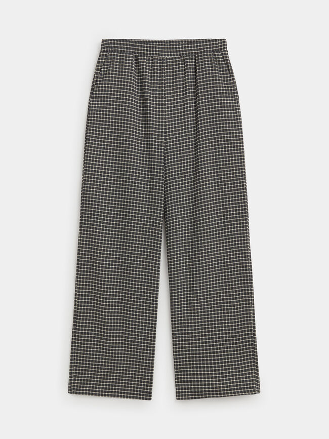 PANTAL&Oacute;N SET VICHY Negro