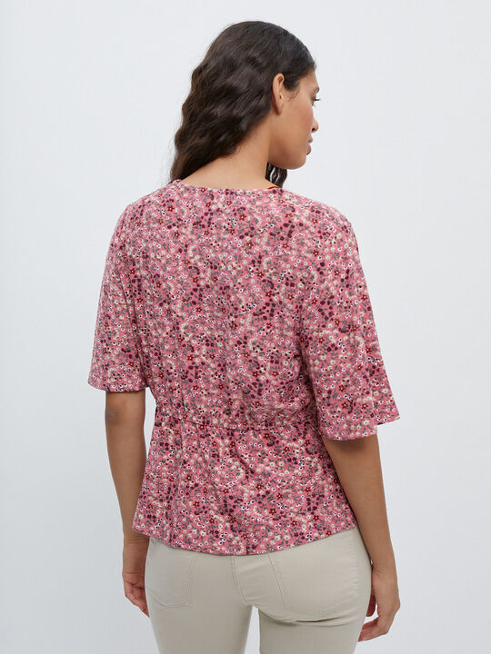 CAMISETA CUELLO PICO Maquillaje Oscu image number null