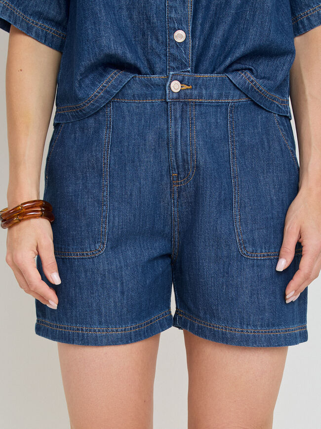 SHORT VAQUERO GOMA Rinse Wash