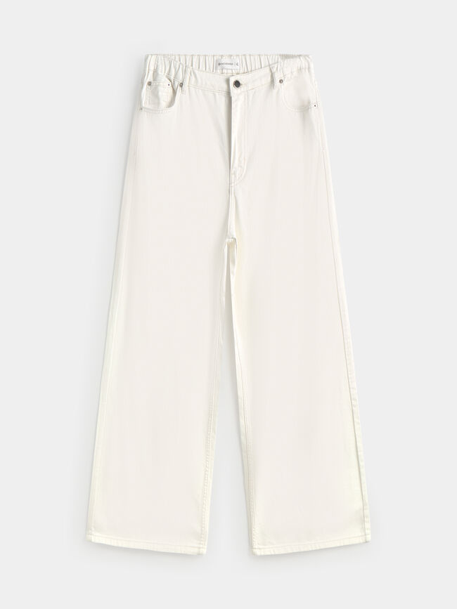 VAQUERO ANCHO GOMA Blanco Optico