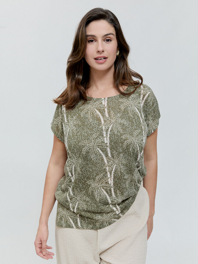 CAMISETA POSICIONAL PALMERAS Estampado 1