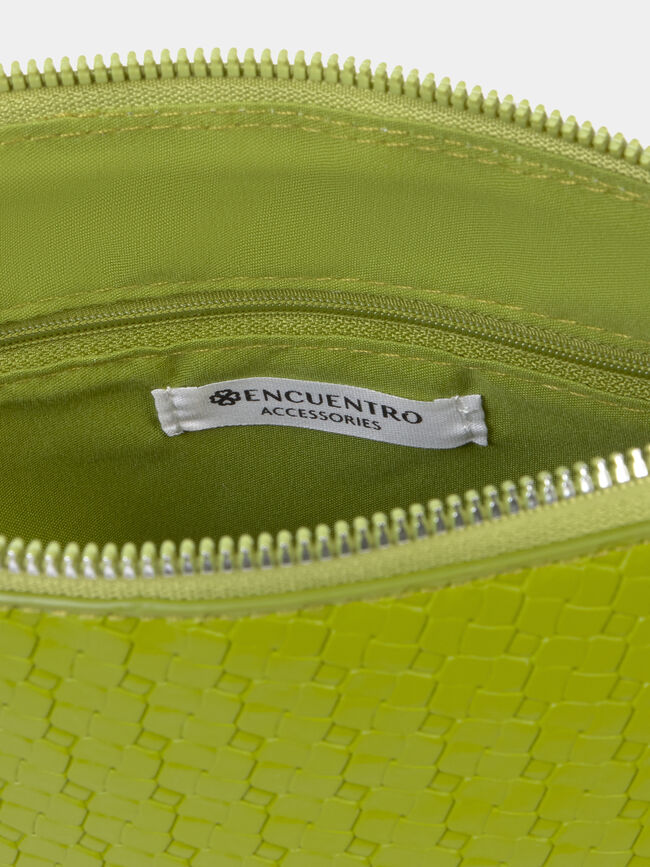 BOLSO BANDOLERA TRENZADO Verde