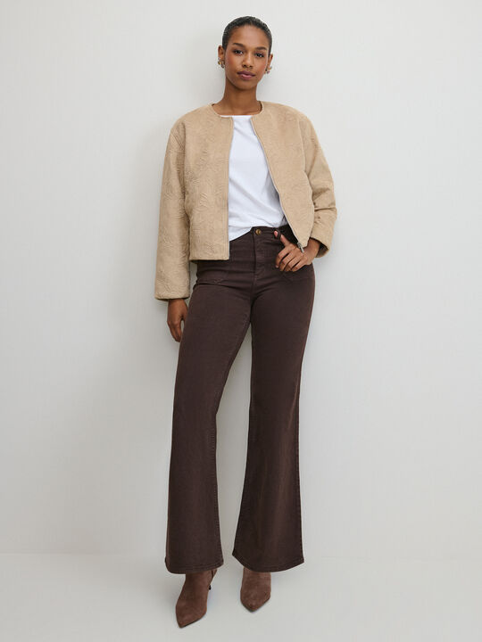 BOMBER ANTELINA BORDADA Camel image number null