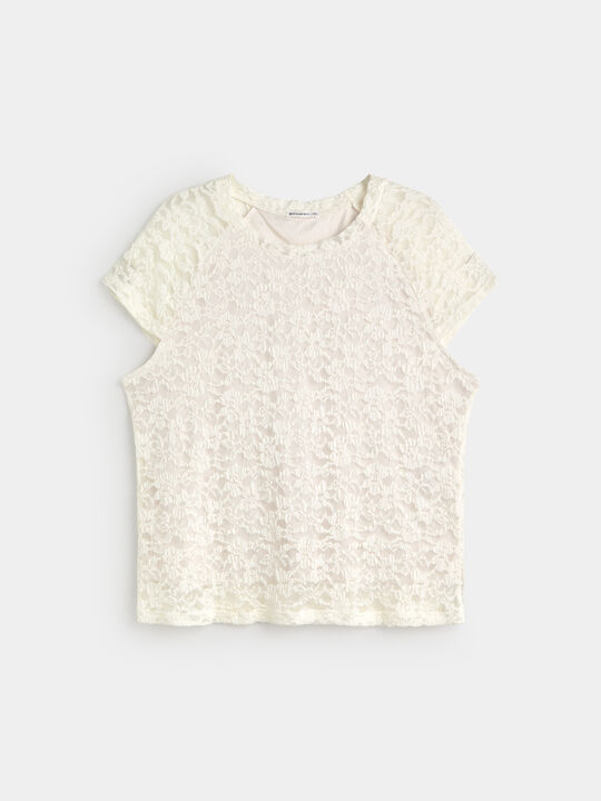 CAMISETA BLONDA RANGLAN Blanco Optico image number null