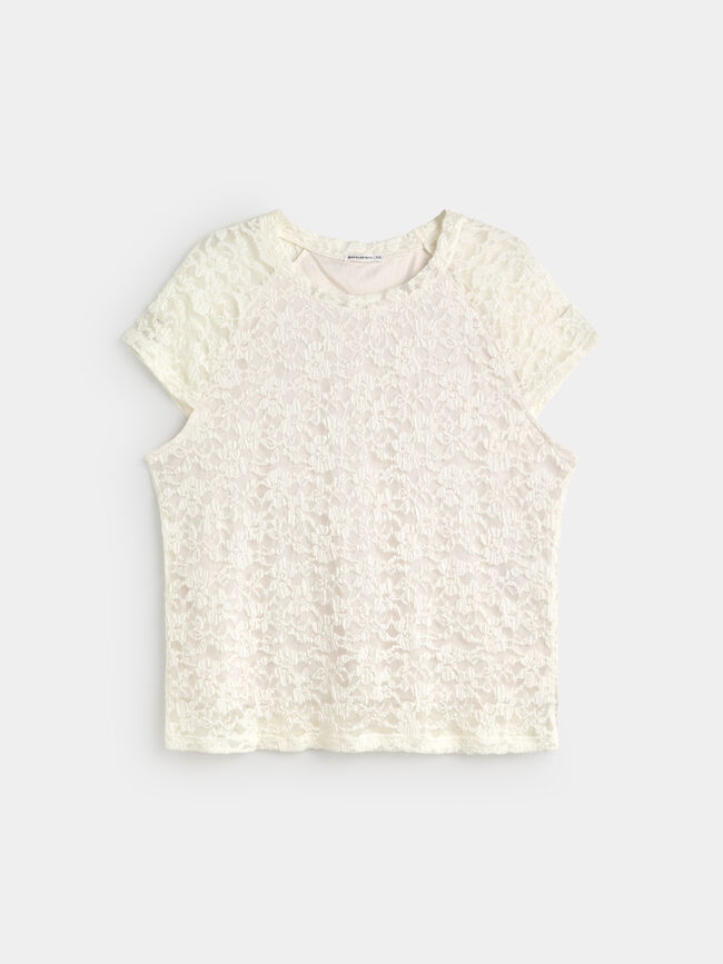 CAMISETA BLONDA RANGLAN Blanco Optico