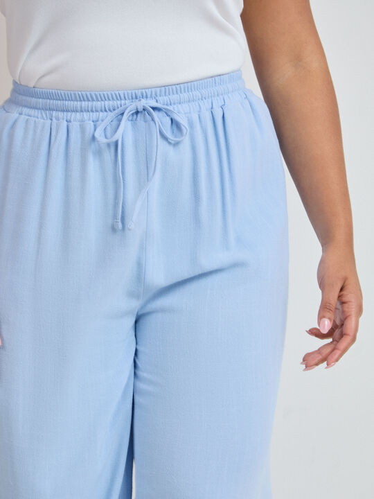 PANTAL&Oacute;N R&Uacute;STICO LARGO Azul Chambray image number null