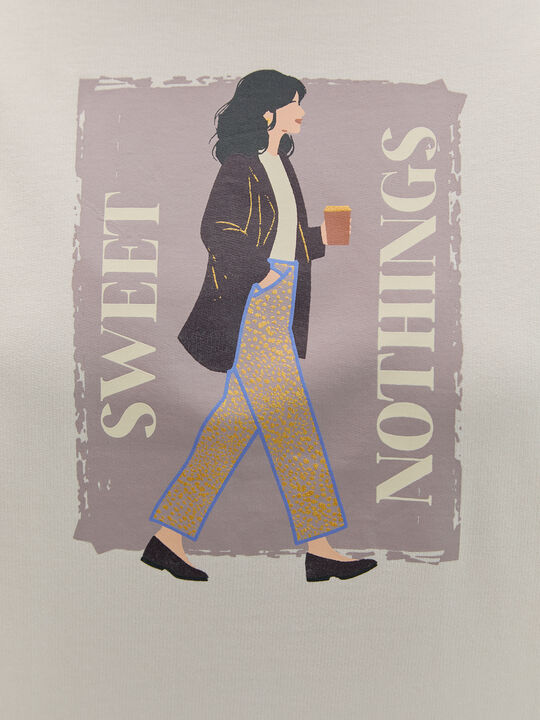 CAMISETA DETALLE CAF&Eacute; Piedra image number null