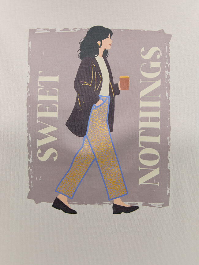 CAMISETA DETALLE CAF&Eacute; Piedra