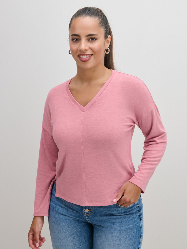 CAMISETA LANOSA Rosa Colorete
