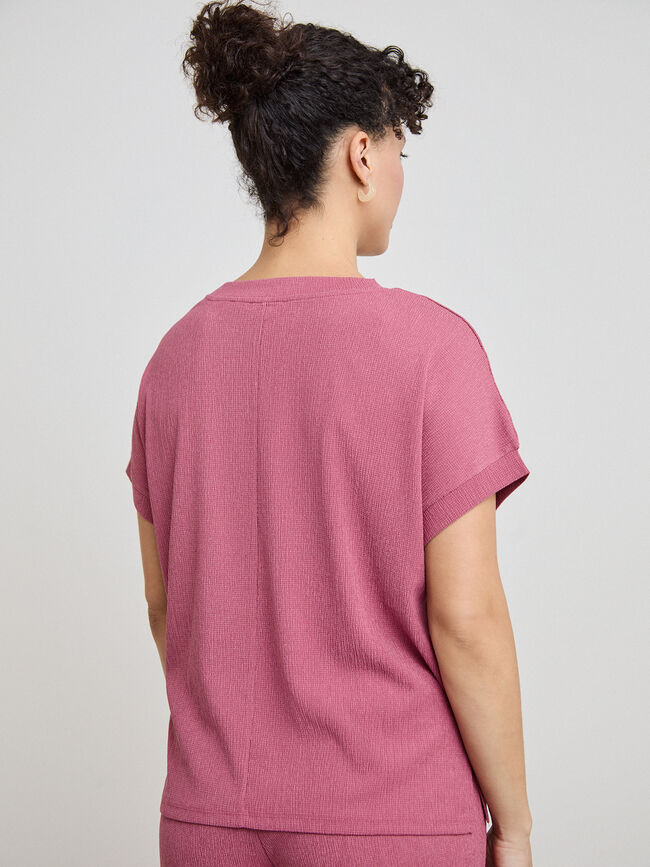 CAMISETA TEXTURA ROSA VINTAGE