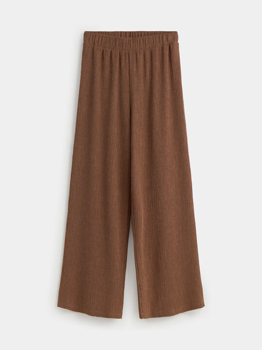 PANTALON TEXTURA Marron image number null