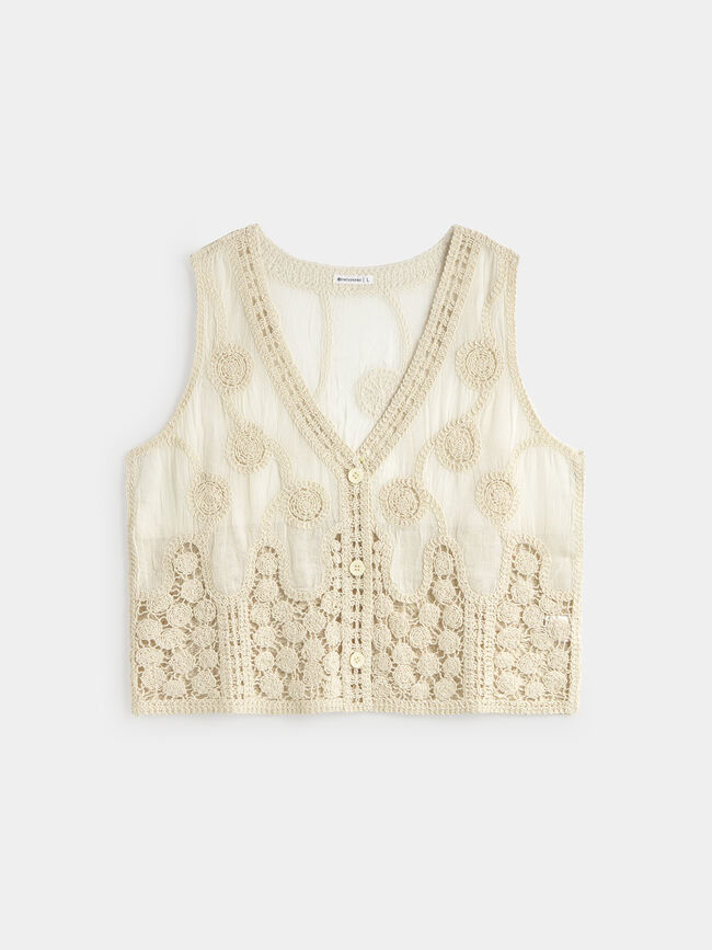 TOP DE CROCHET Crudo