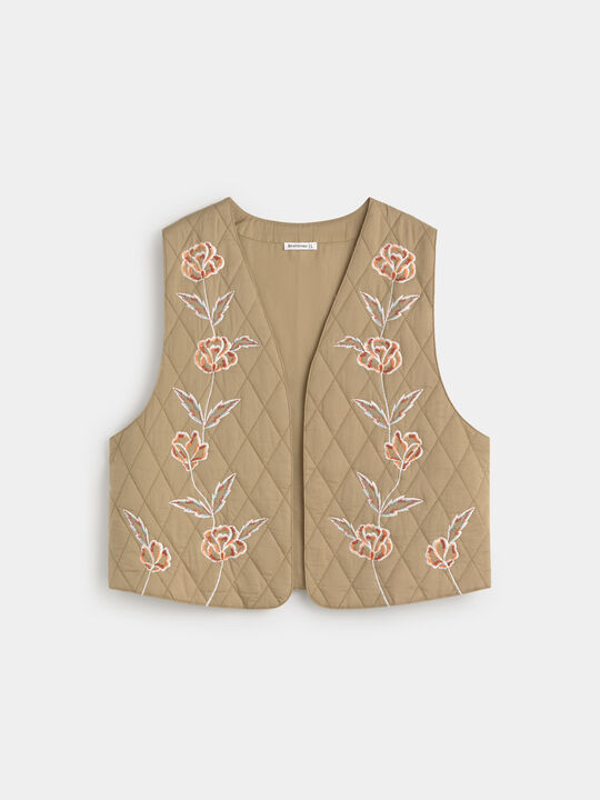 CHALECO FANTASIA kaki claro image number null