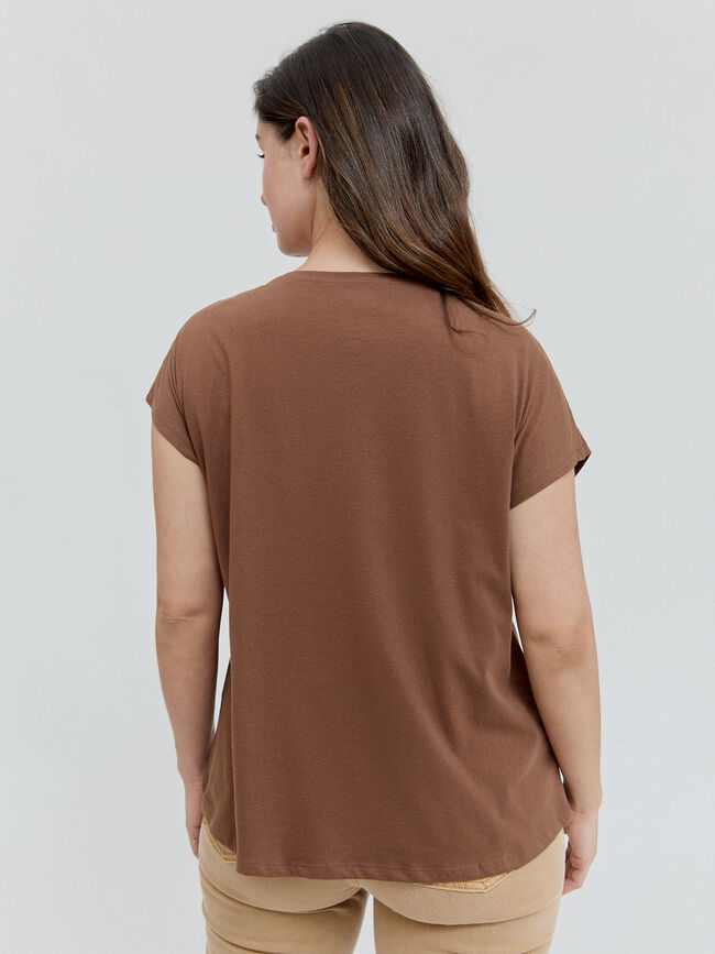 CAMISETA POSICIONAL SOL Marron