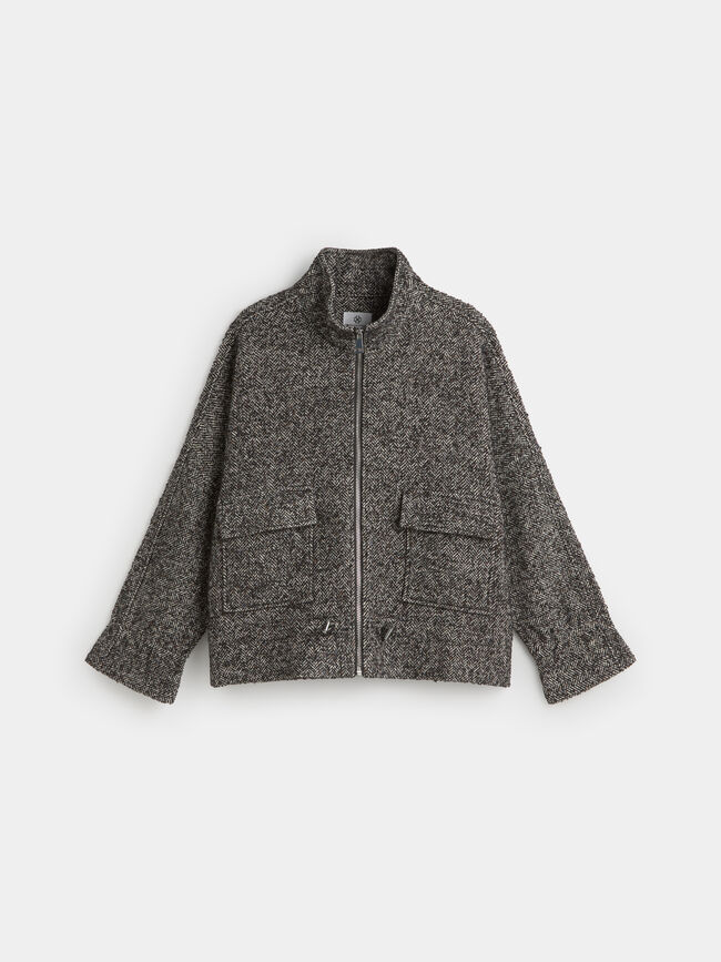 CHAQUETA ESPIGA AJUSTABLE Negro