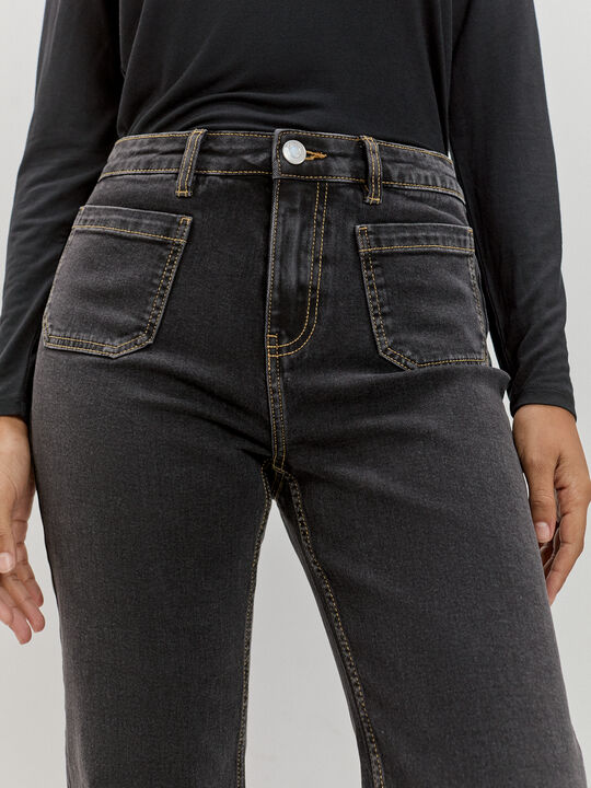 WIDE LEG BOLSILLOS Negro image number null