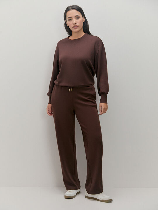 SUDADERA Marron Medio image number null