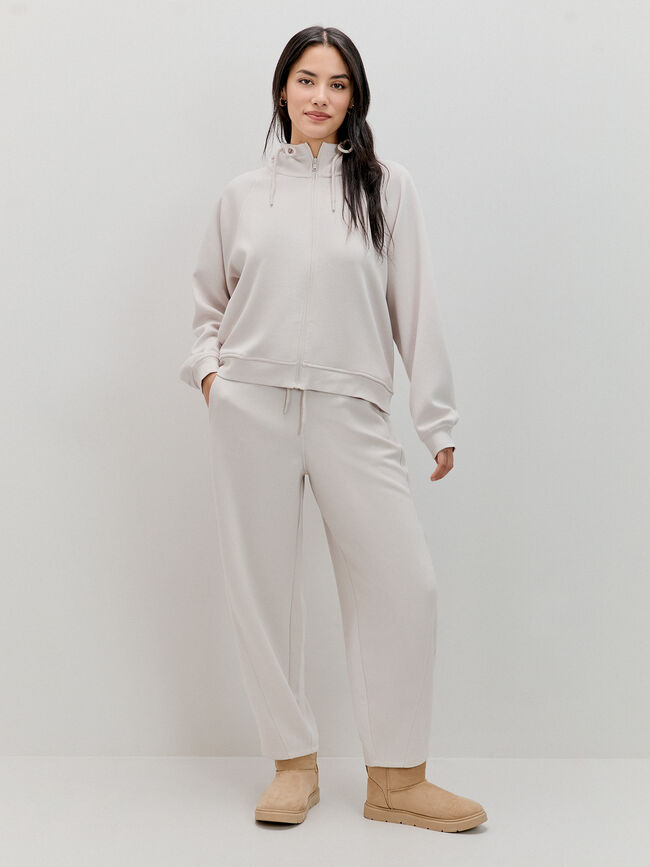 SUDADERA CAPUCHA Piedra