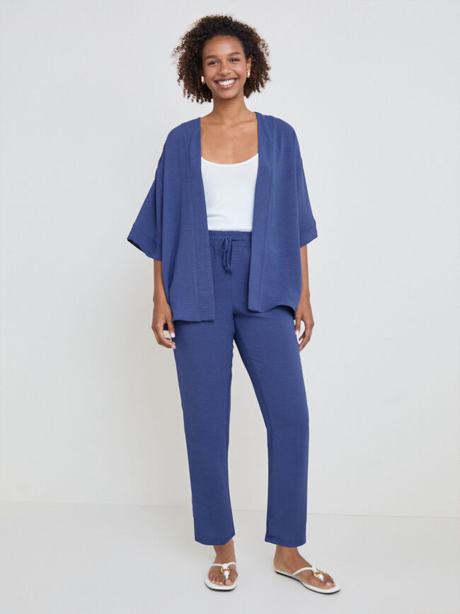 PANTAL&Oacute;N JOGGER AZUL TINTA